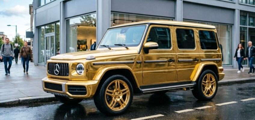 Золотой «Гелендваген» от Mansory вызвал бурю негодования на Западе: почему тюнинг-ателье снова обвинили в безвкусице